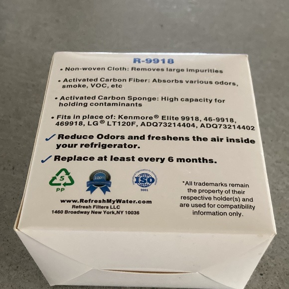 Refrigerator air filter - Picture 2 of 2